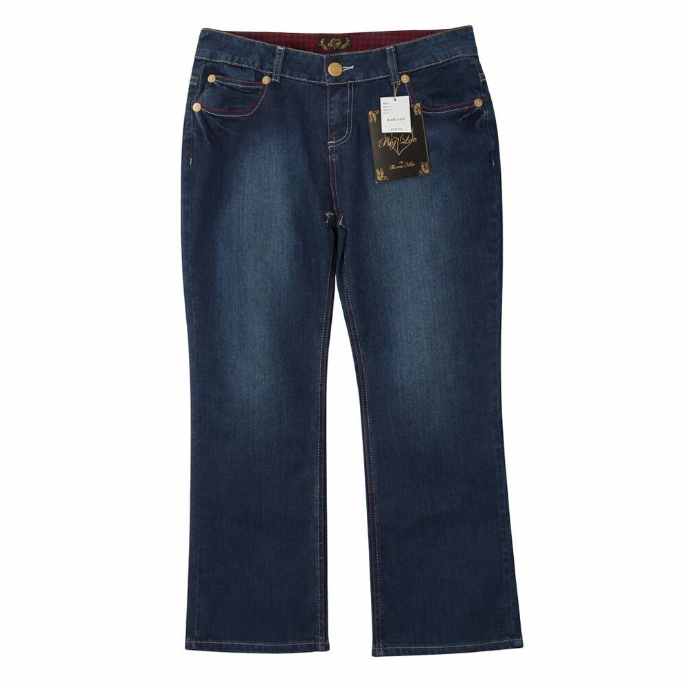 NWT BIG LUV Dark Wash Jeans Size 18W